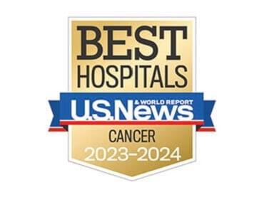 Ranked nationally in Cancer Care by U.S. News and World Report