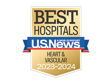 Ranked nationally in Heart and Vascular by U.S. News and World Report
