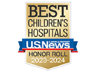  Ranking number eight on the 2023-24 U.S. News & World Report Honor Roll of America’s Best Children’s Hospitals