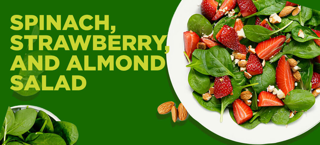 Spinach, Strawberry, and Almond Salad | UPMC Italy