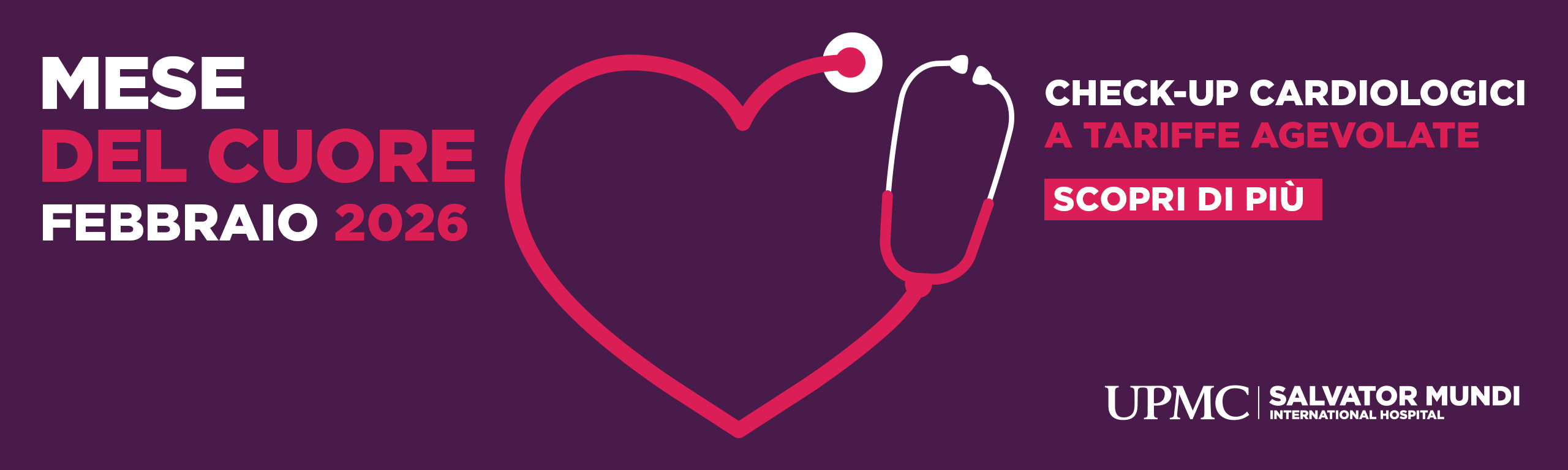 Mese del Cuore febbraio 2026 | UPMC Salvator Mundi