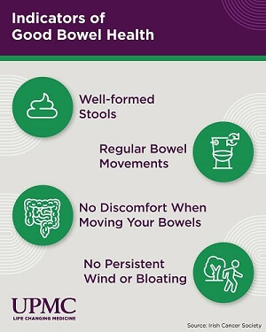 Bowel Health Infographic A | Indicators of Good Bowel Health